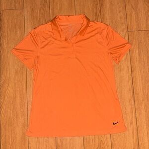 Nike Dri-Fit Orange Polo Shirt